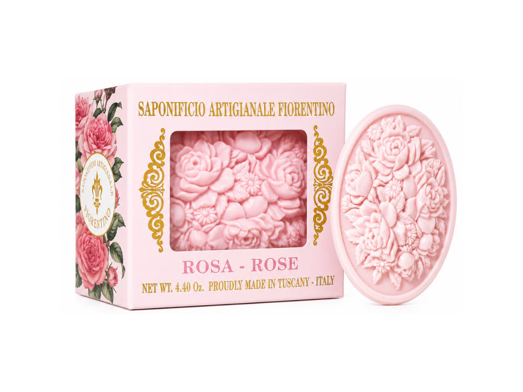 FIORENTINO SABONETE PERFUMADO ROSA 125G FIORENTINO SABONETE PERFUMADO ROSA 125G