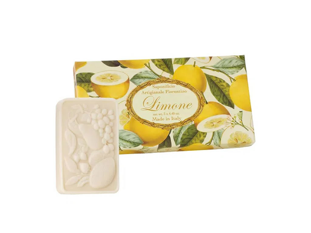 SABONETE PERFUMADO FIORENTINO LIMONE - 3X125G SABONETE PERFUMADO FIORENTINO LIMONE - 3X125G