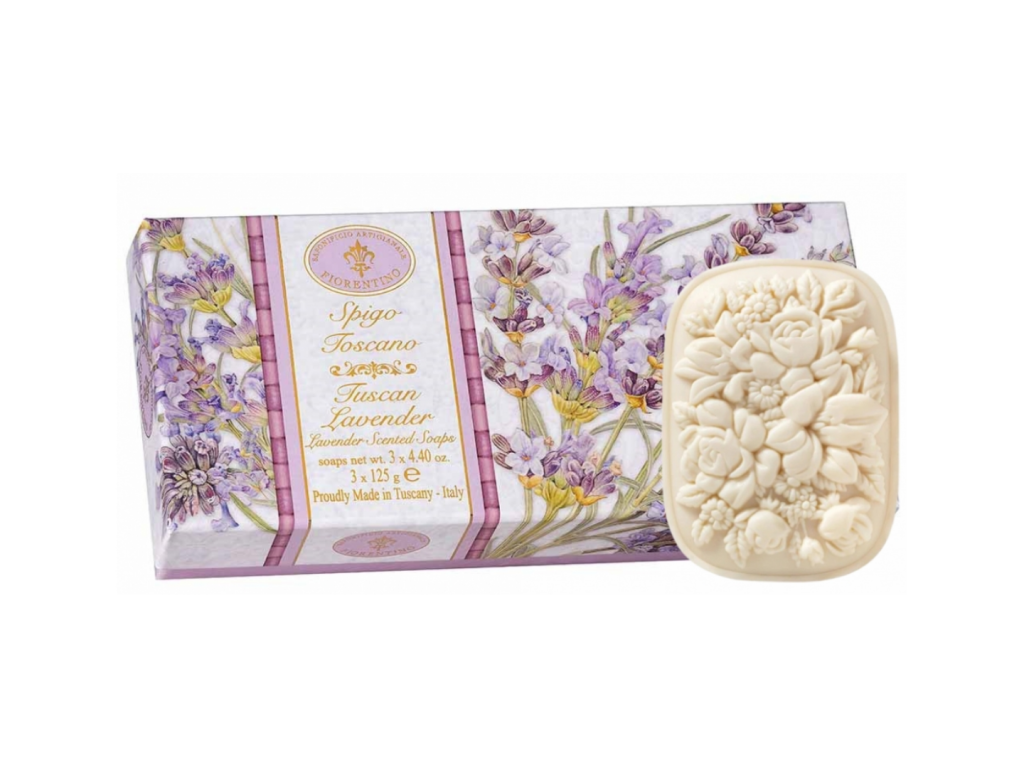 FIORENTINO KIT SABONETE PERFUMADO SPIGO TOSCANO - 3X125G FIORENTINO KIT SABONETE PERFUMADO SPIGO TOSCANO - 3X125G