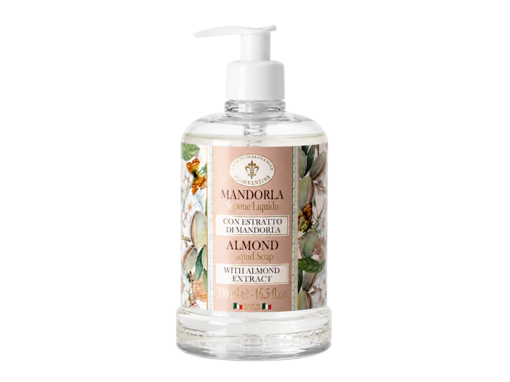 FIORENTINO SABONETE LIQUIDO PERFUMADO ALMOND - 500ML FIORENTINO SABONETE LIQUIDO PERFUMADO ALMOND - 500ML