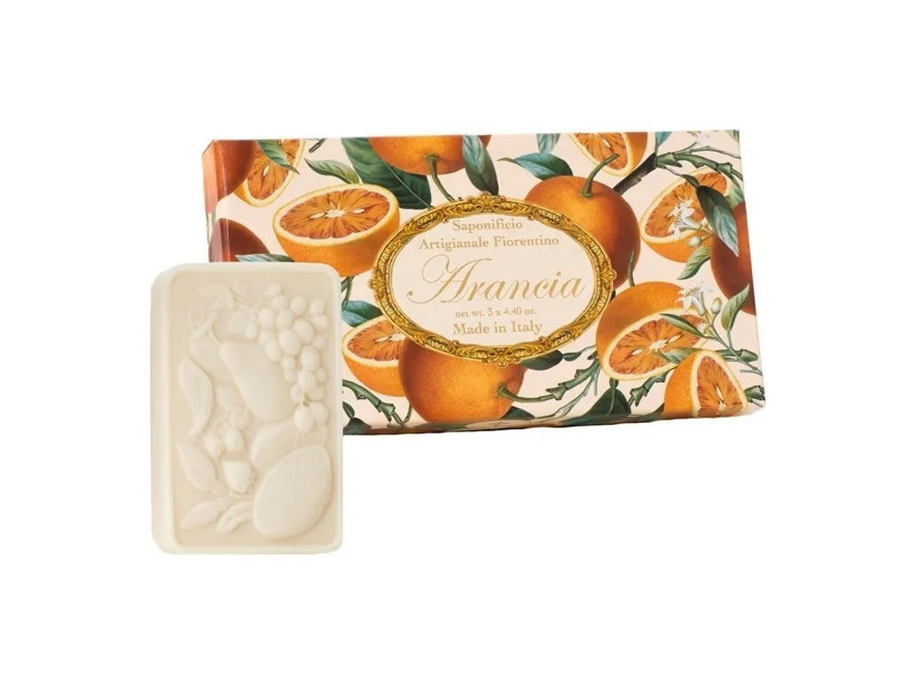 SABONETE PERFUMADO FIORENTINO ARANCIA - 3X125G SABONETE PERFUMADO FIORENTINO ARANCIA - 3X125G