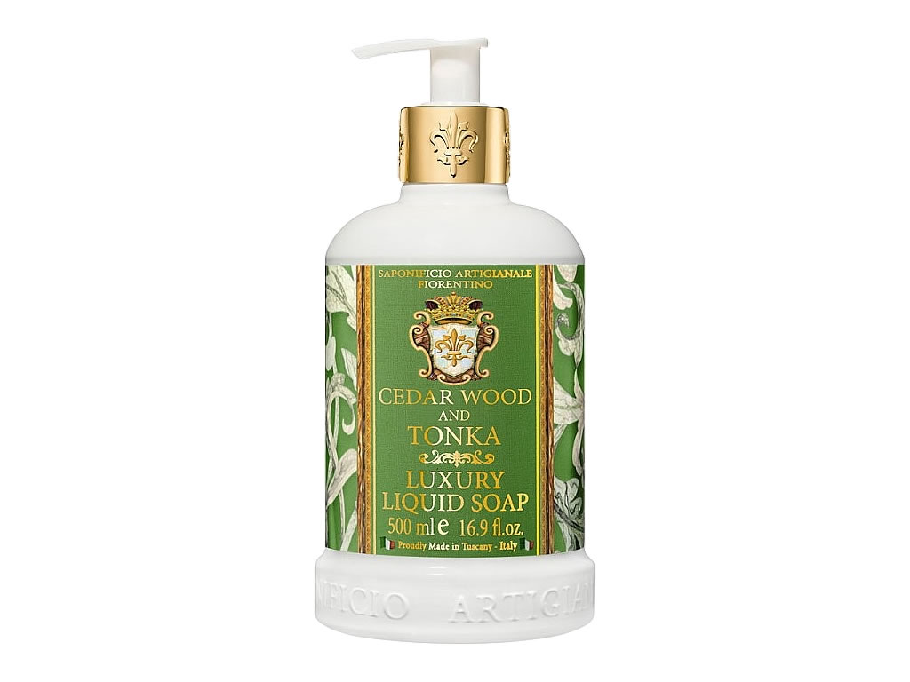 SABONETE LIQUIDO PERFUMADO FIORENTINO CEDAR WOOD E TONKA - 500ML SABONETE LIQUIDO PERFUMADO FIORENTINO CEDAR WOOD E TONKA - 500ML
