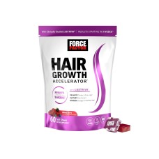 FORCE FACTOR HAIR GROWTH ACCELERATOR X 60 BALAS MASTIGAVEIS FORCE FACTOR HAIR GROWTH ACCELERATOR X 60 BALAS MASTIGAVEIS