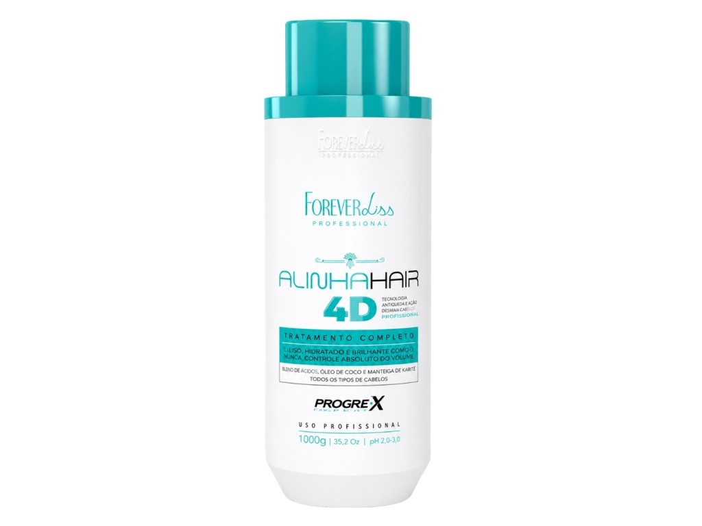 FOREVER LISS ALINHAHAIR 4D - 1000 GR FOREVER LISS ALINHAHAIR 4D - 1000 GR
