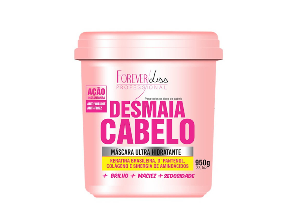 MASCARA DE HIDRATAÇÃO FOREVER LISS DESMAIA CABELO - 950G MASCARA DE HIDRATAÇÃO FOREVER LISS DESMAIA CABELO - 950G