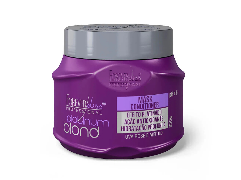 MASCARA MATIZADORA FOREVER LISS PLATINUM BLOND - 250GR MASCARA MATIZADORA FOREVER LISS PLATINUM BLOND - 250GR