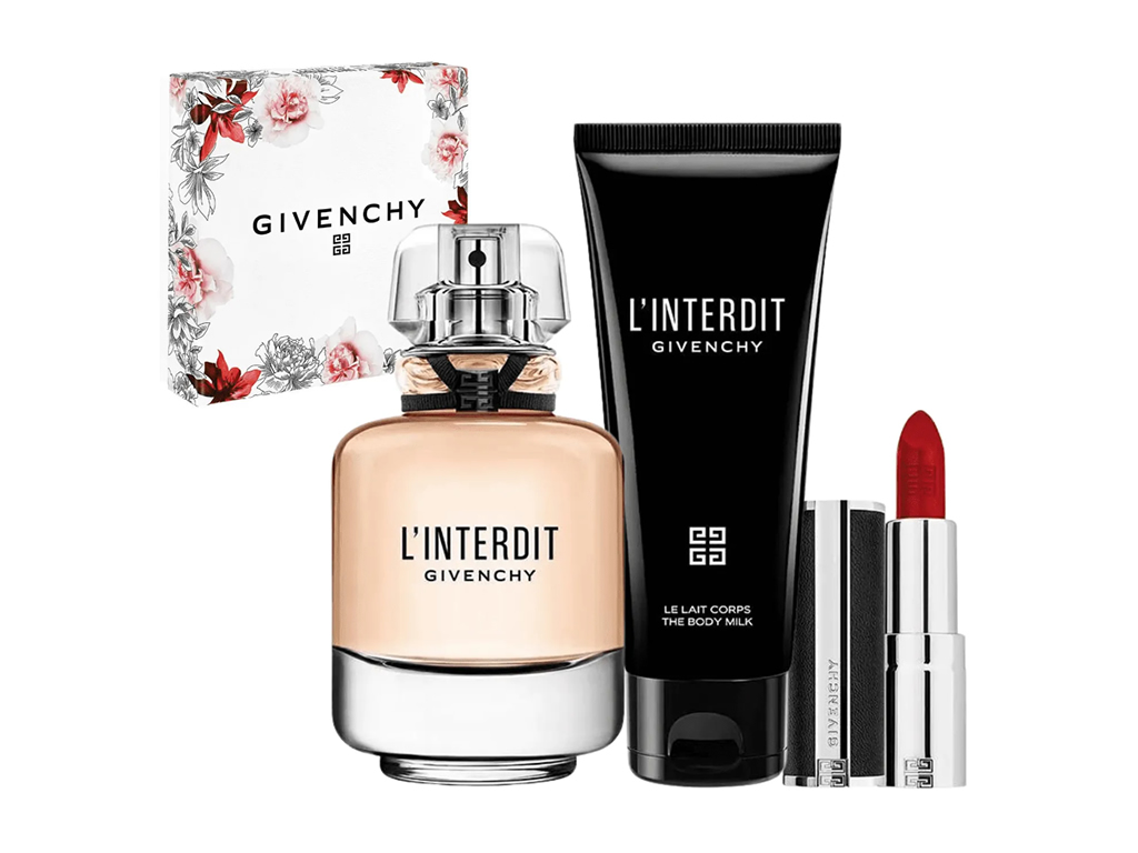 PERFUME GIVENCHY KIT L'INTERDIT EDP 80ML + BODY LOTION 75ML + BATOM PERFUME GIVENCHY KIT L'INTERDIT EDP 80ML + BODY LOTION 75ML + BATOM
