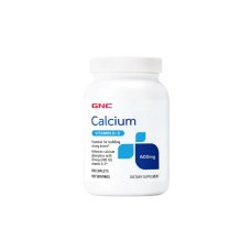 GNC CALCIUM 600MG + VITAMINA D3 X120 CAPSULAS GNC CALCIUM 600MG + VITAMINA D3 X120 CAPSULAS