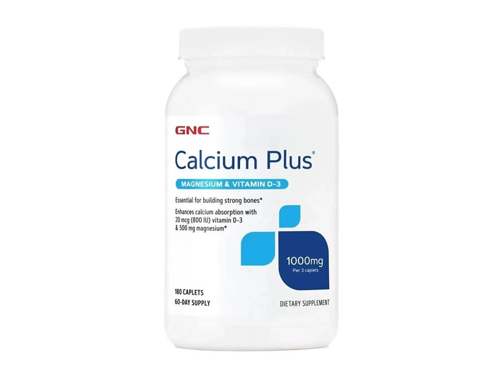 GNC CALCIUM PLUS - 1000MG - 180 CAPSULAS GNC CALCIUM PLUS - 1000MG - 180 CAPSULAS