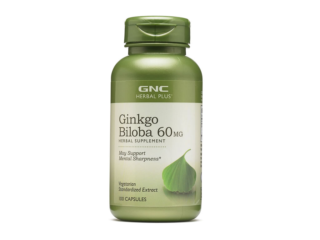 GNC GINKGO BILOBA 60MG - 100 CAPSULAS GNC GINKGO BILOBA 60MG - 100 CAPSULAS