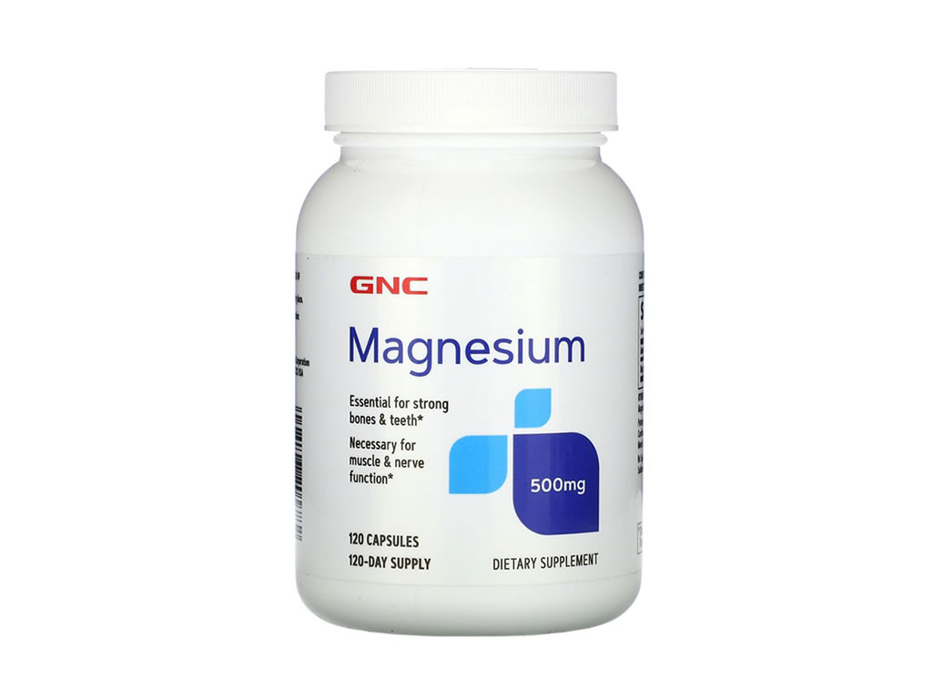 GNC MAGNESIUM 500MG - 120 CAPSULAS GNC MAGNESIUM 500MG - 120 CAPSULAS