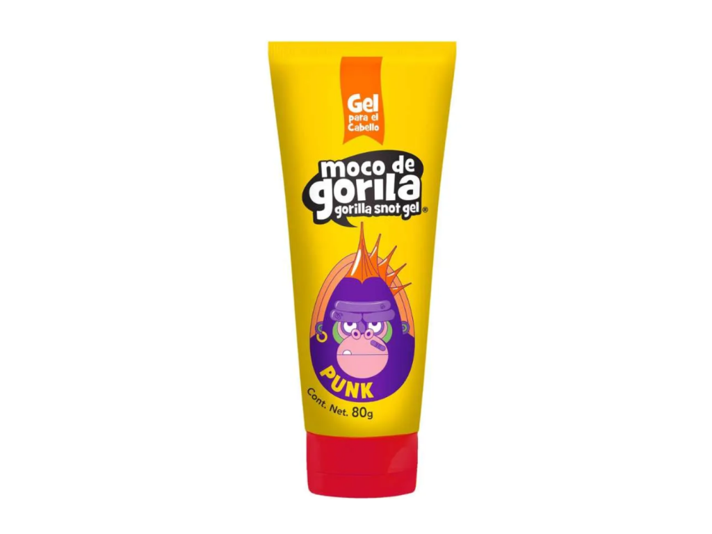 MOCO DE GORILA GEL FIXADOR PUNK 80GR MOCO DE GORILA GEL FIXADOR PUNK 80GR