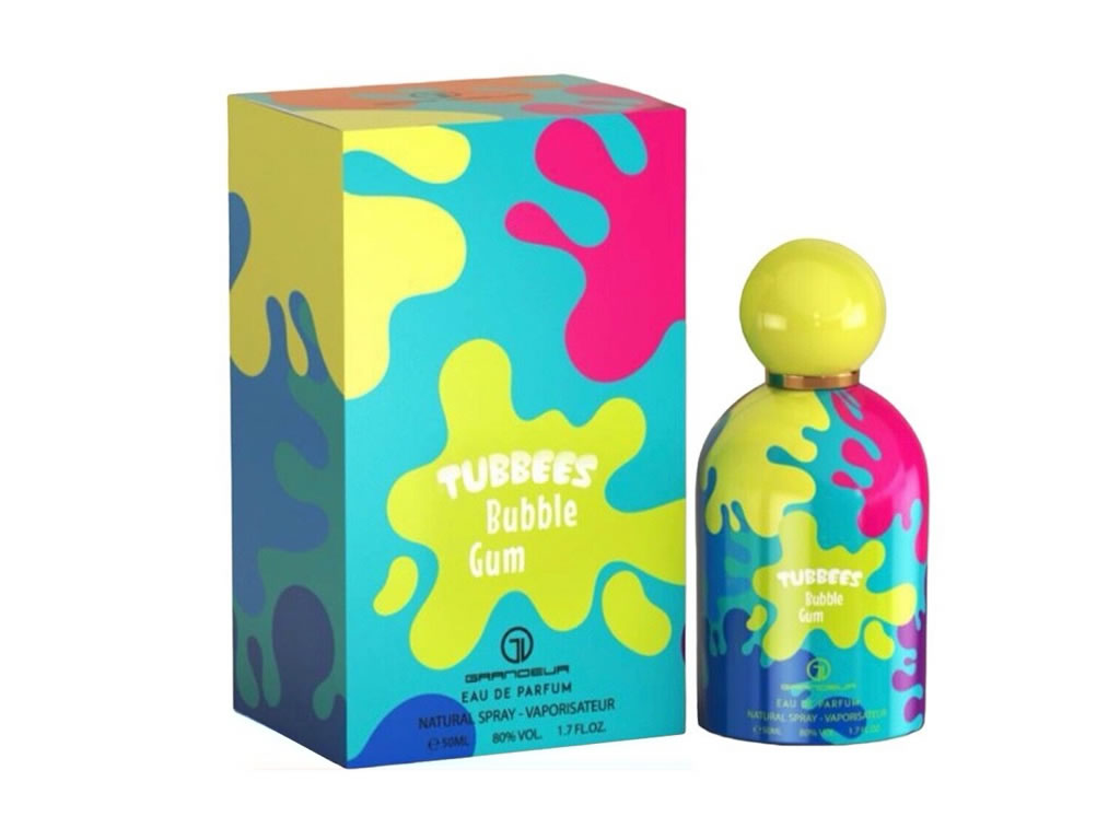 PERFUME GRANDEUR TUBBEES BUBBLE GUM EDP - 50ML - UNISSEX PERFUME GRANDEUR TUBBEES BUBBLE GUM EDP - 50ML - UNISSEX