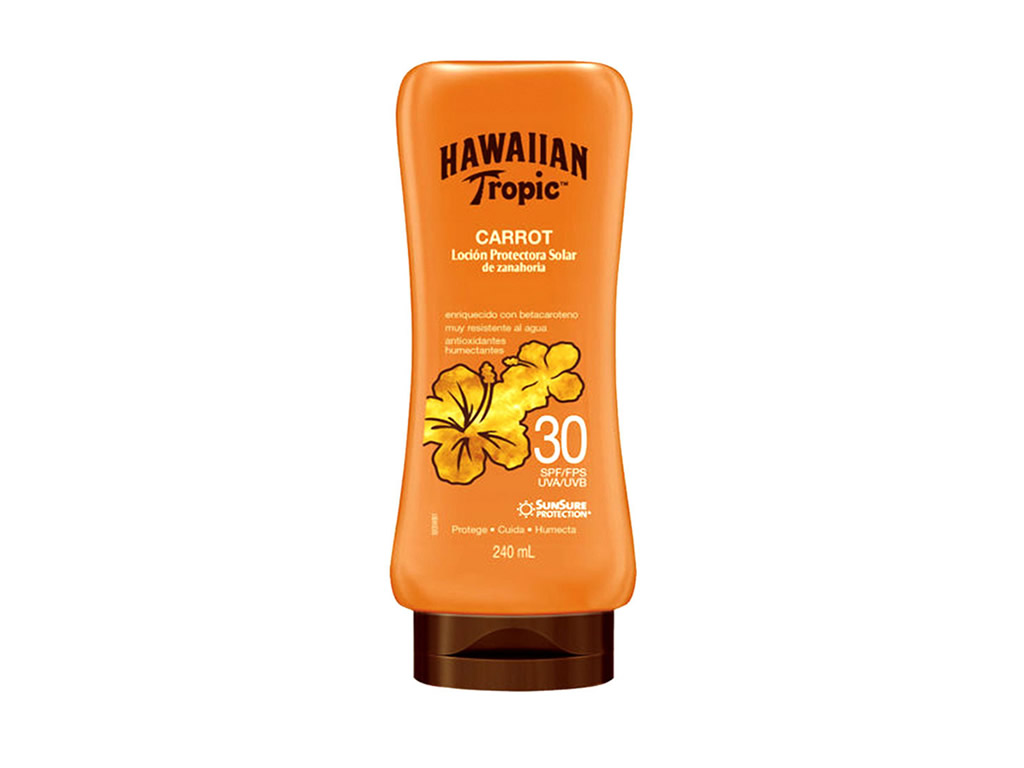 HAWAIIAN TROPIC LOÇÃO DE CENOURA CARROT SPF30 - 240ML HAWAIIAN TROPIC LOÇÃO DE CENOURA CARROT SPF30 - 240ML