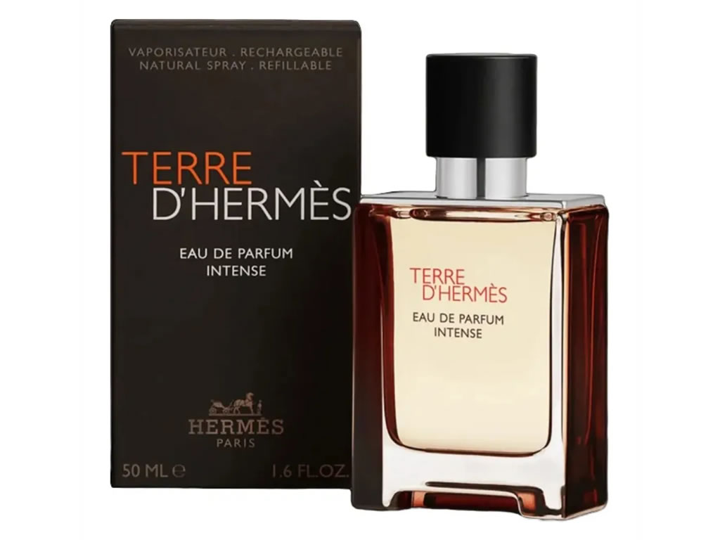 PERFUME HERMES TERRE D'HERMES EDP INTENSE - 50 ML - MASCULINO PERFUME HERMES TERRE D'HERMES EDP INTENSE - 50 ML - MASCULINO