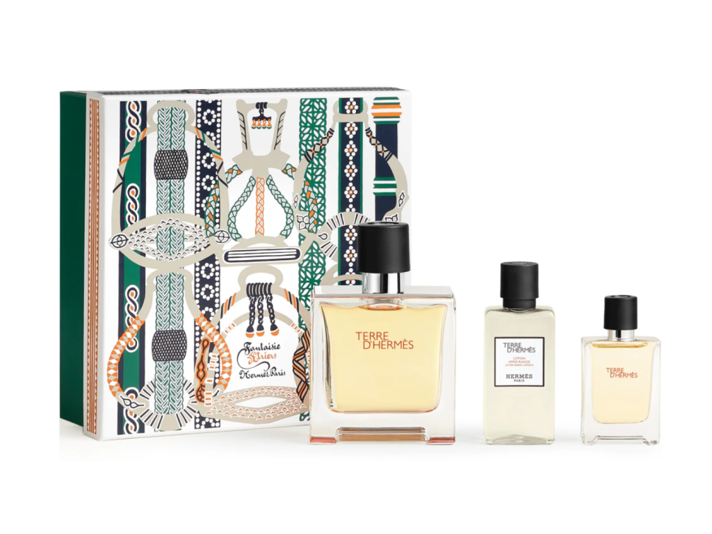 PERFUME HERMES PARIS KIT TERRE D'HERMES PURE PARFUM 75ML + 12.5ML + AFTER SHAVE 40ML - MASCULINO PERFUME HERMES PARIS KIT TERRE D'HERMES PURE PARFUM 75ML + 12.5ML + AFTER SHAVE 40ML - MASCULINO