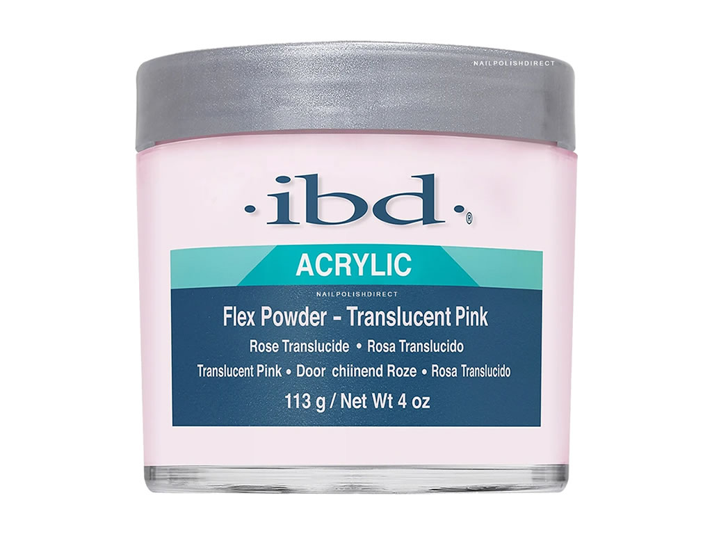 PÓ PARA UNHA IBD ACRYLIC FLEX POWDER - TRANSLUCENT PINK - 113G PÓ PARA UNHA IBD ACRYLIC FLEX POWDER - TRANSLUCENT PINK - 113G