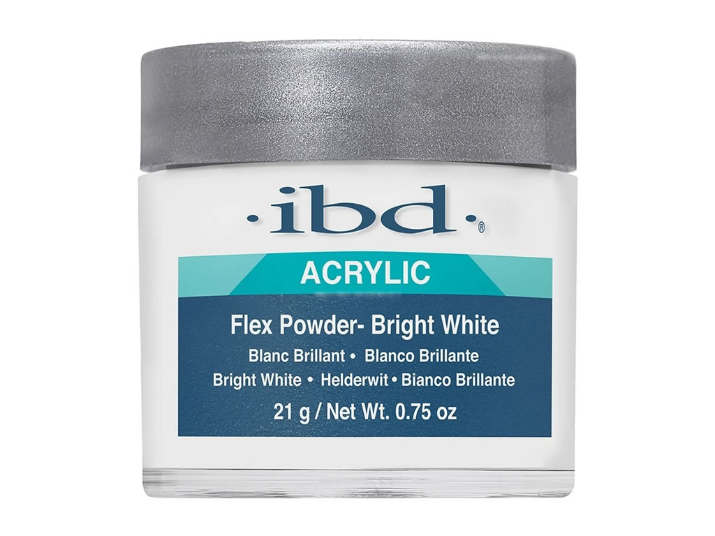 PÓ PARA UNHA IBD ACRYLIC FLEX POWDER - BRIGHT WHITE - 21G PÓ PARA UNHA IBD ACRYLIC FLEX POWDER - BRIGHT WHITE - 21G