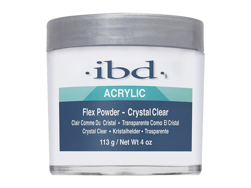 PÓ PARA UNHA IBD ACRYLIC FLEX POWDER - CRYSTAL CLEAR - 113G PÓ PARA UNHA IBD ACRYLIC FLEX POWDER - CRYSTAL CLEAR - 113G