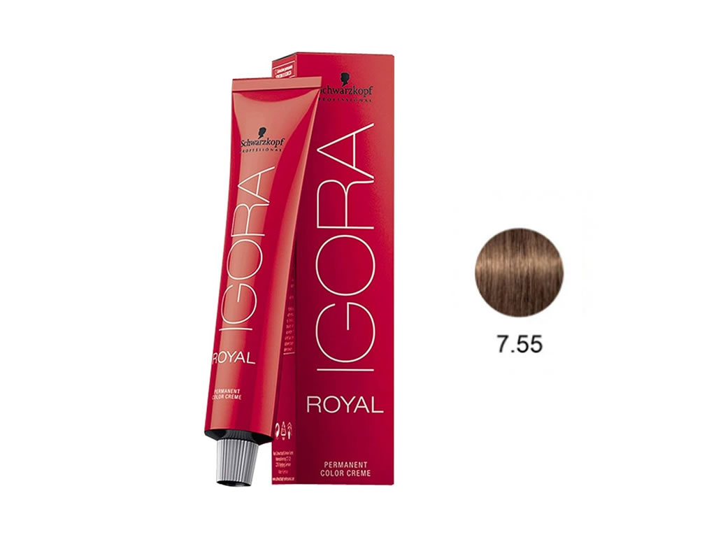 IGORA ROYAL COLORAÇÃO 7.55 - 60G IGORA ROYAL COLORAÇÃO 7.55 - 60G