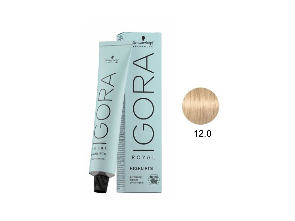 COLORAÇÃO IGORA ROYAL HIGHLIFTS 12.0 - 60G COLORAÇÃO IGORA ROYAL HIGHLIFTS 12.0 - 60G