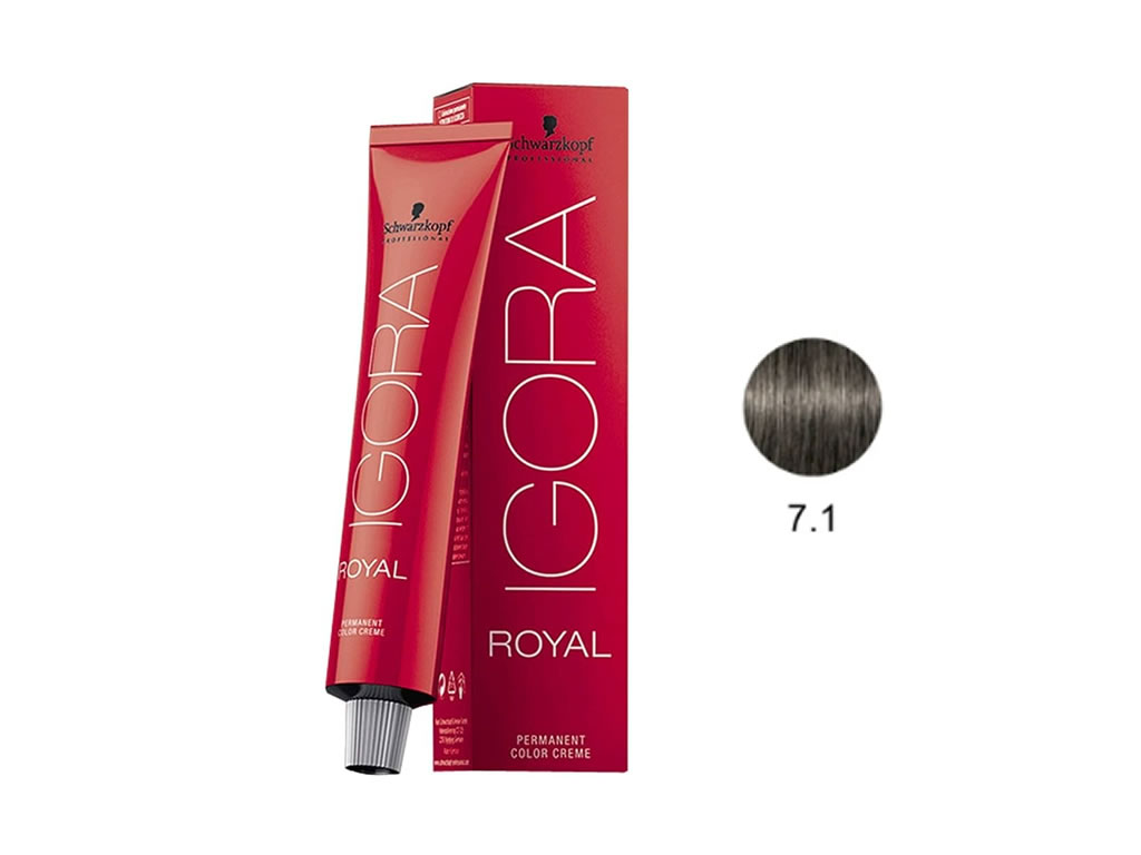 IGORA ROYAL COLORAÇÃO 7.1 - 60G IGORA ROYAL COLORAÇÃO 7.1 - 60G