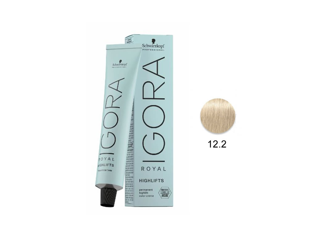 COLORAÇÃO IGORA ROYAL HIGHLIFTS 12.2 - 60G COLORAÇÃO IGORA ROYAL HIGHLIFTS 12.2 - 60G
