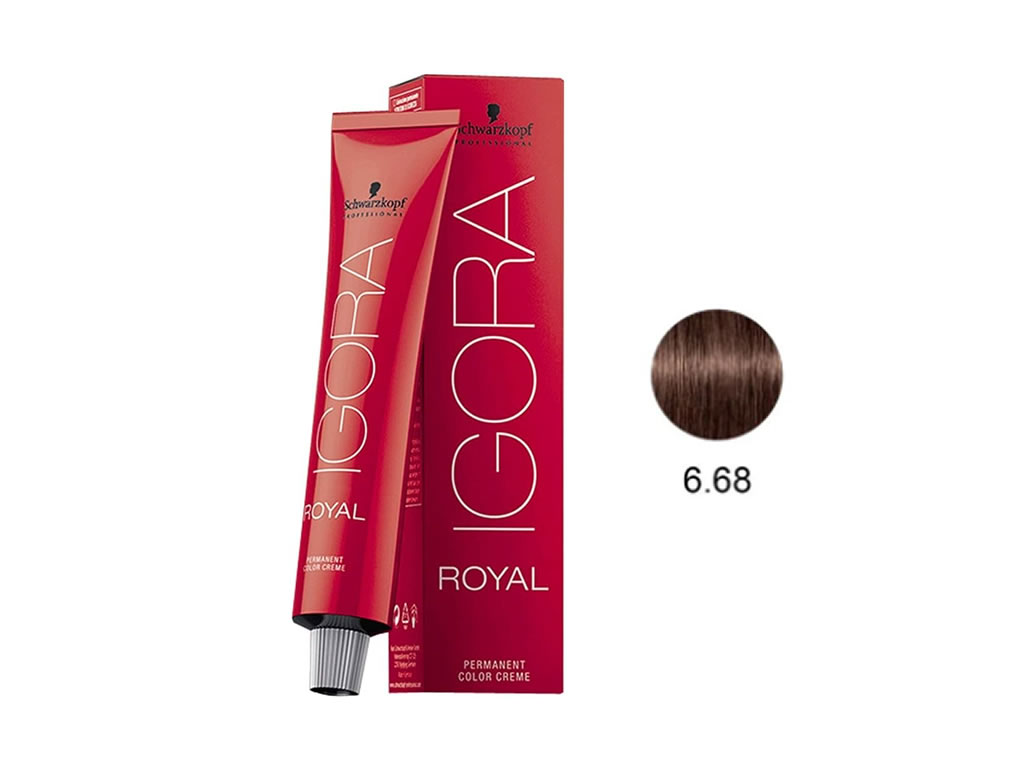 IGORA ROYAL COLORAÇÃO 6.68 - 60G IGORA ROYAL COLORAÇÃO 6.68 - 60G