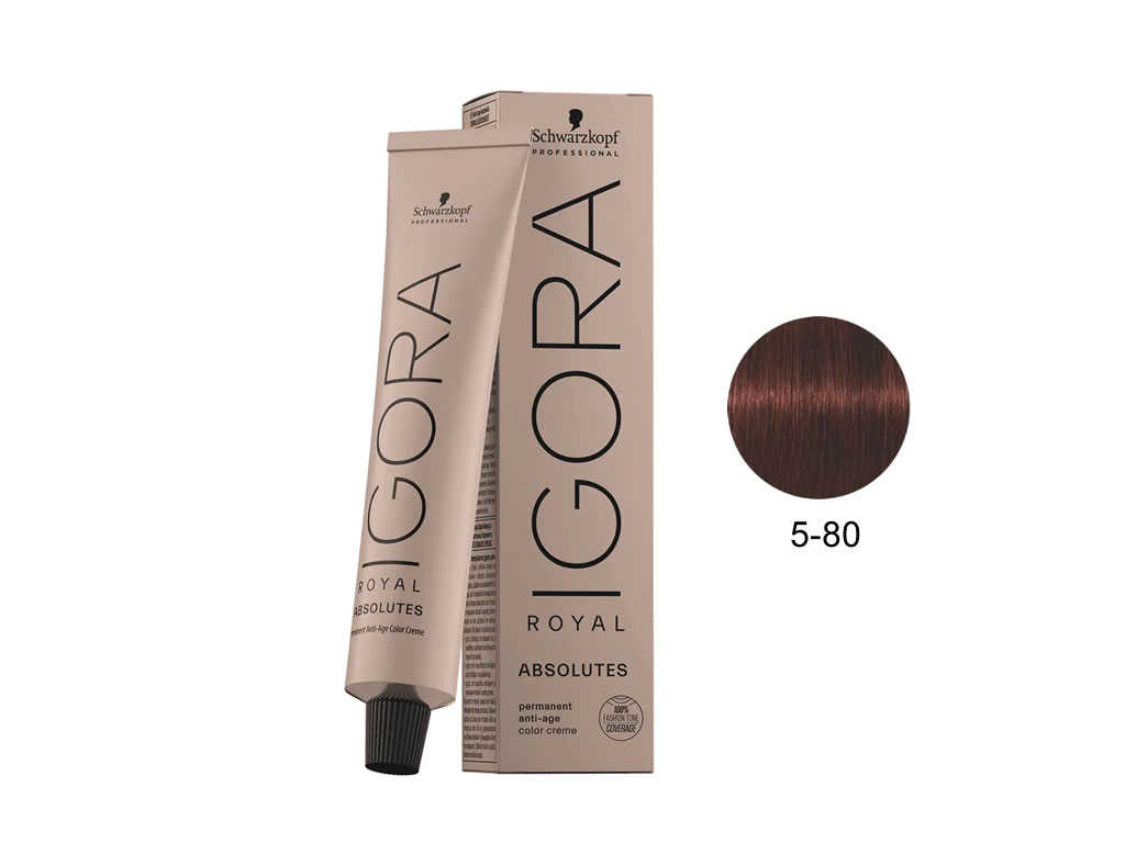 COLORAÇÃO IGORA ABSOLUTE 5-80 - 60G COLORAÇÃO IGORA ABSOLUTE 5-80 - 60G