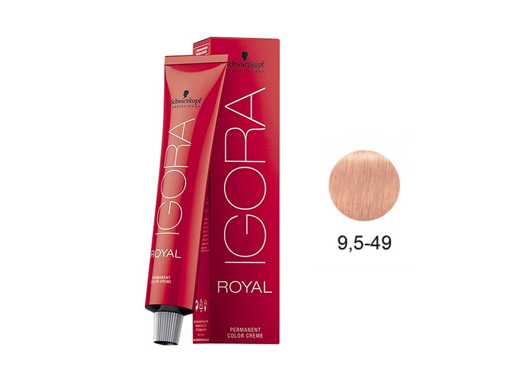 IGORA ROYAL COLORAÇÃO 9.5-49 - 60G IGORA ROYAL COLORAÇÃO 9.5-49 - 60G