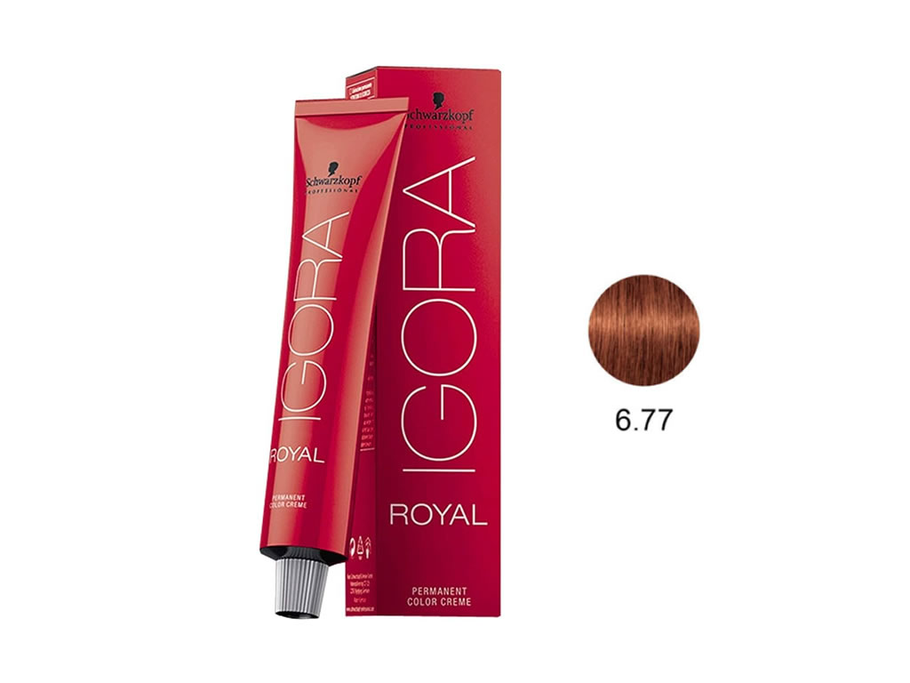 IGORA ROYAL COLORAÇÃO 6.77 - 60G IGORA ROYAL COLORAÇÃO 6.77 - 60G