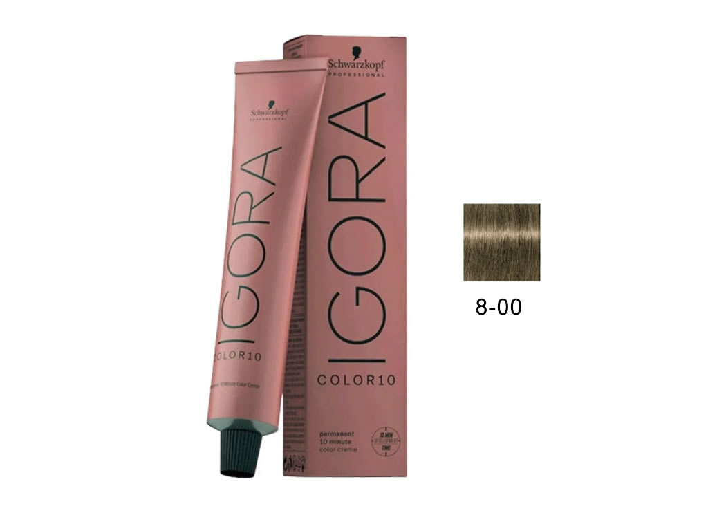 COLORAÇÃO IGORA COLOR10 8-00 - 60G COLORAÇÃO IGORA COLOR10 8-00 - 60G