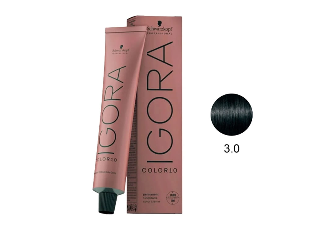 COLORAÇÃO IGORA COLOR 10 3-0 - 60G COLORAÇÃO IGORA COLOR 10 3-0 - 60G