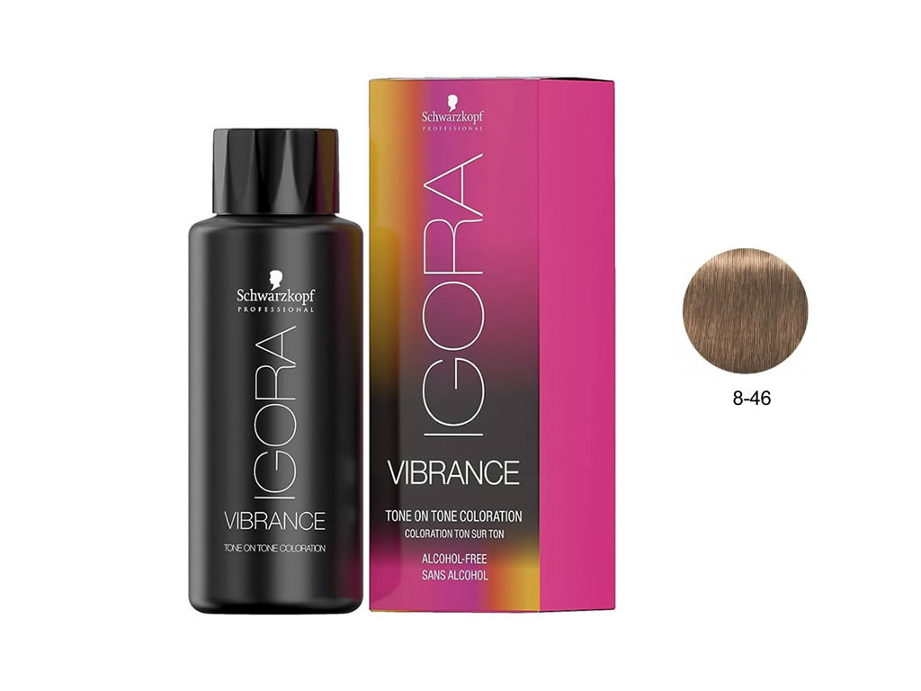 COLORAÇÃO IGORA VIBRANCE GEL 8-46 - 60ML COLORAÇÃO IGORA VIBRANCE GEL 8-46 - 60ML