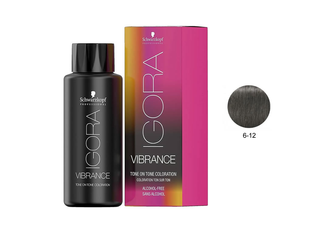 COLORAÇÃO IGORA VIBRANCE GEL 6-12 - 60ML COLORAÇÃO IGORA VIBRANCE GEL 6-12 - 60ML