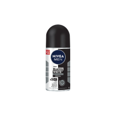 NIVEA DESODORANTE MEN BLACK & WHITE INVISIBLE ROLL ON - 50ML NIVEA DESODORANTE MEN BLACK & WHITE INVISIBLE ROLL ON - 50ML