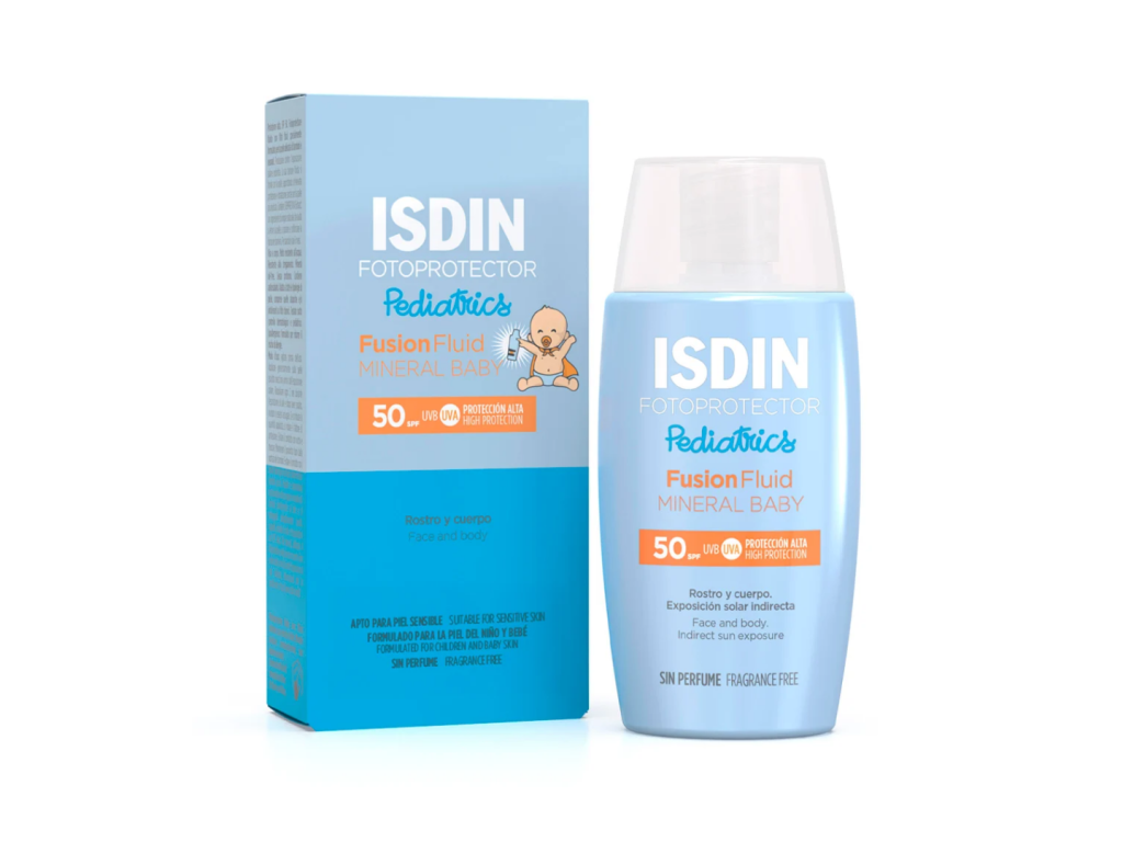 ISDIN PROTETOR FUSION FLUID MINERAL BABY SF50 ROSTO E CORPO 50ML ISDIN PROTETOR FUSION FLUID MINERAL BABY SF50 ROSTO E CORPO 50ML