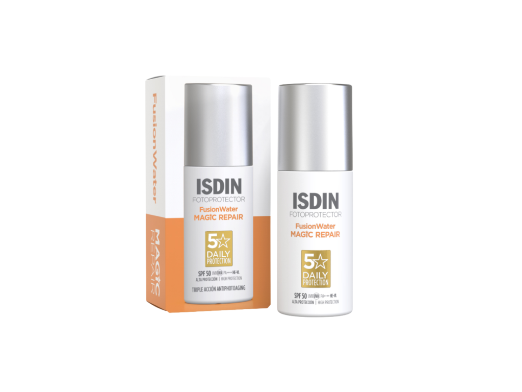 ISDIN PROTETOR FACIAL FUSION WATER MAGIC REPAIR OIL CONTROL SPF50 50ML ISDIN PROTETOR FACIAL FUSION WATER MAGIC REPAIR OIL CONTROL SPF50 50ML