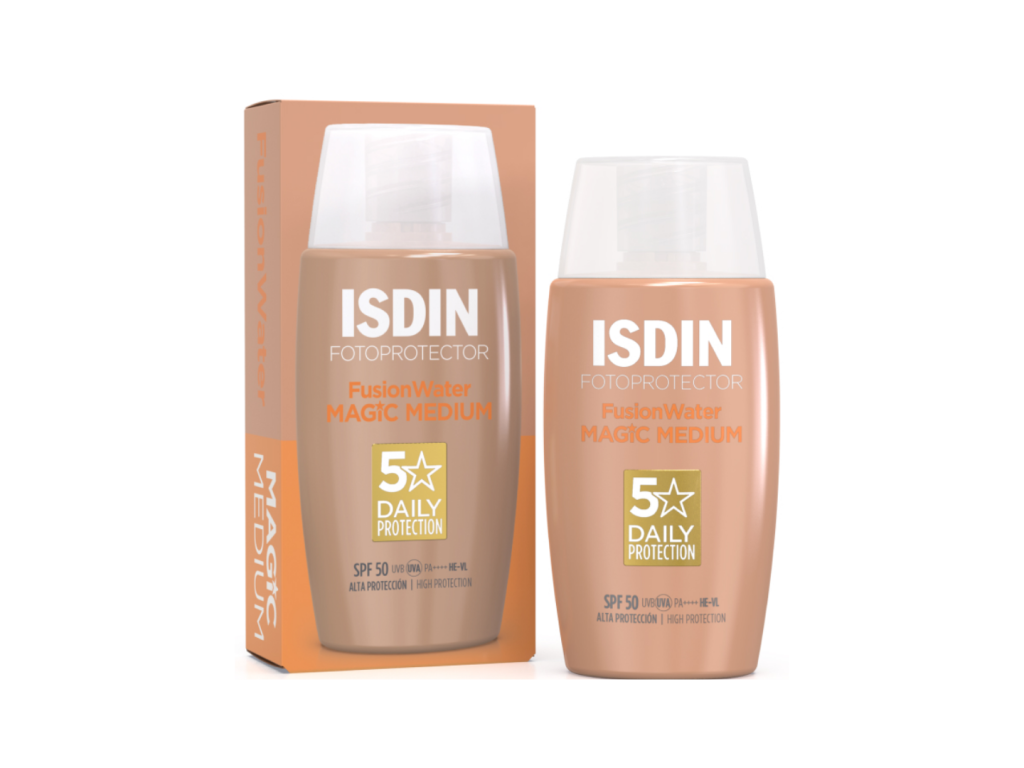 ISDIN PROTETOR FACIAL OIL CONTROL FUSION WATER MAGIC MEDIUM SPF50 50ML ISDIN PROTETOR FACIAL OIL CONTROL FUSION WATER MAGIC MEDIUM SPF50 50ML