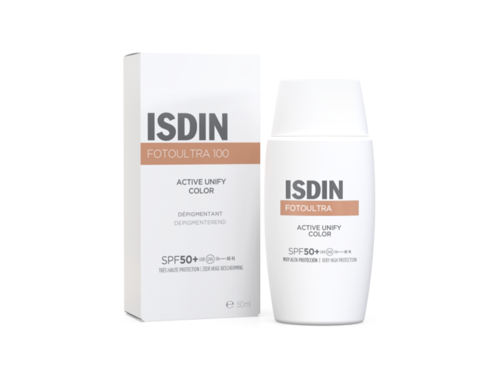 ISDIN PROTETOR FACIAL ACTIVE UNIFY COLOR DESPIGMENTANTE SPF50 50ML ISDIN PROTETOR FACIAL ACTIVE UNIFY COLOR DESPIGMENTANTE SPF50 50ML