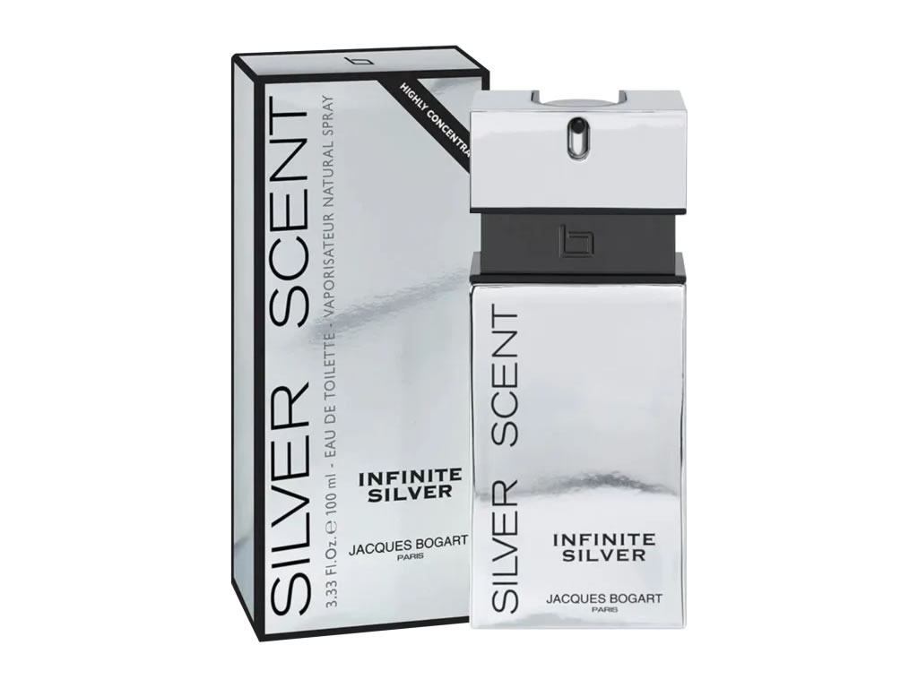 PERFUME JACQUES BOGART SILVER SCENT INFINITE SILVER EDT - 100ML - MASCULINO PERFUME JACQUES BOGART SILVER SCENT INFINITE SILVER EDT - 100ML - MASCULINO