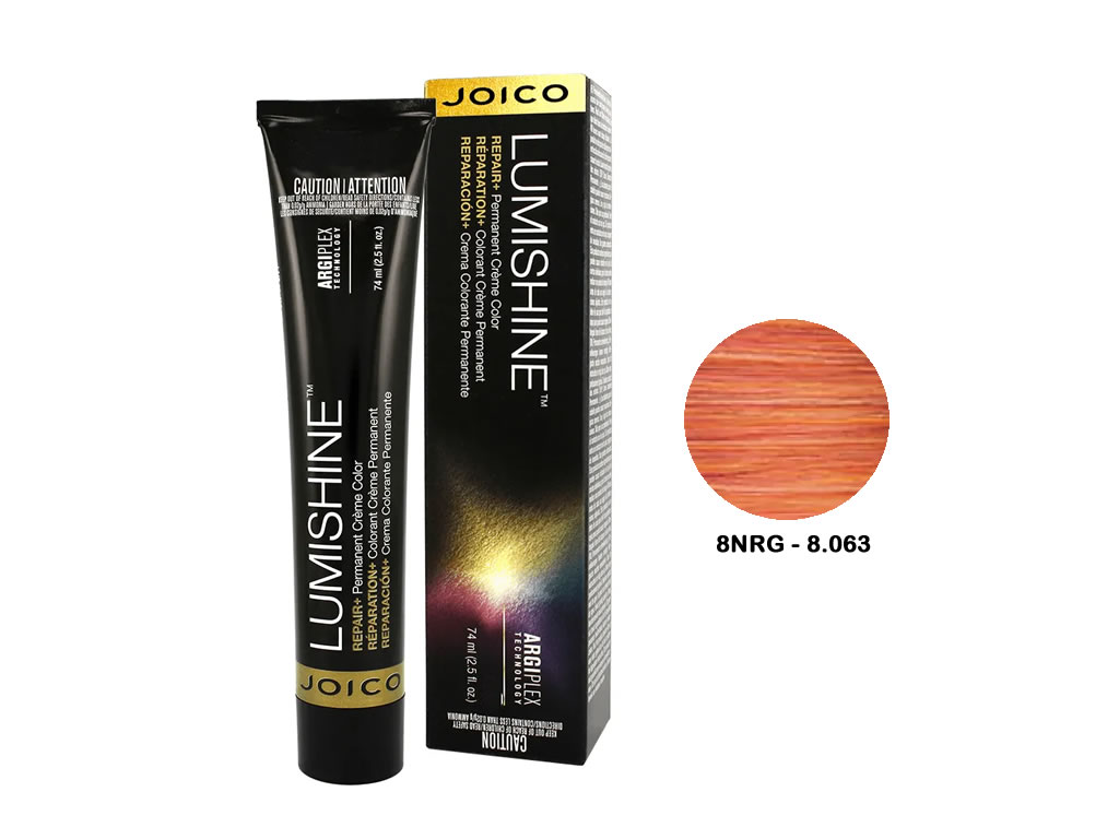 JOICO COLORACAO LUMISHINE 74ML - 8NRG (8.063) LOURO DOURADO AVERMELHADO NATURAL JOICO COLORACAO LUMISHINE 74ML - 8NRG (8.063) LOURO DOURADO AVERMELHADO NATURAL