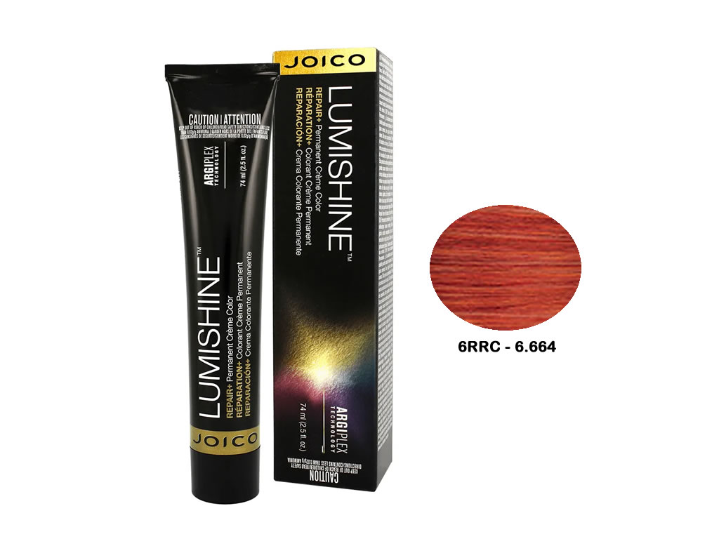 JOICO COLORACAO LUMISHINE 74ML - 6RRC (6.664) RUIVO RUIVO LOIRO ESCURO ACOBREADO JOICO COLORACAO LUMISHINE 74ML - 6RRC (6.664) RUIVO RUIVO LOIRO ESCURO ACOBREADO