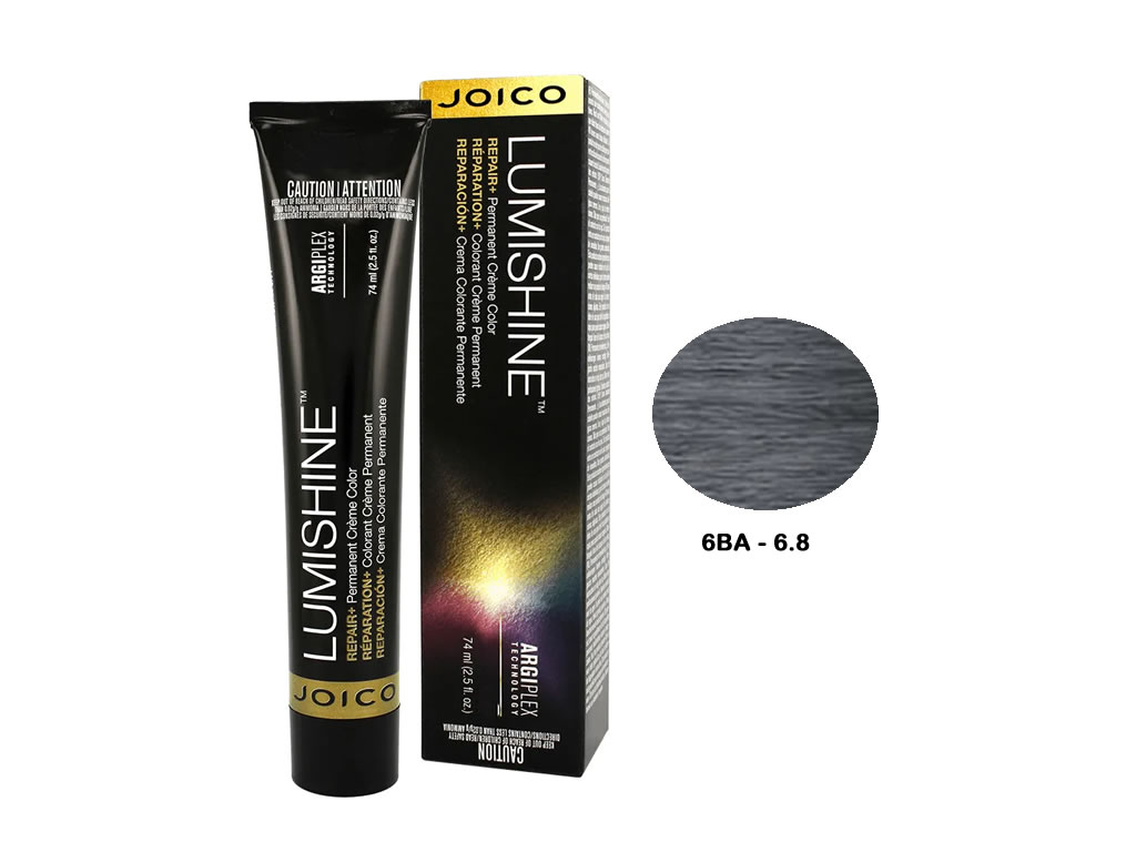 JOICO COLORACAO LUMISHINE 74ML - 6BA (6.8) LOURO ESCURO AZUL CINZA JOICO COLORACAO LUMISHINE 74ML - 6BA (6.8) LOURO ESCURO AZUL CINZA