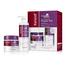 KIT KARSEELL PURPLE SHAMPOO 500ML + MASCARA PURPLE 500ML KIT KARSEELL PURPLE SHAMPOO 500ML + MASCARA PURPLE 500ML