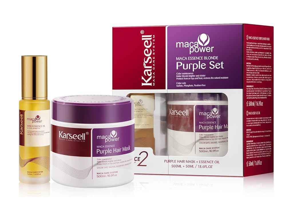 KIT KARSEELL PURPLE MASCARA 500ML + OLEO MACA POWER 50ML KIT KARSEELL PURPLE MASCARA 500ML + OLEO MACA POWER 50ML