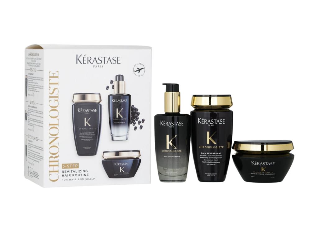 KERASTASE KIT CHRONOLOGISTE 3 STEP SHAMPOO 250ML + MASCARA 200ML + OLEO 100ML KERASTASE KIT CHRONOLOGISTE 3 STEP SHAMPOO 250ML + MASCARA 200ML + OLEO 100ML