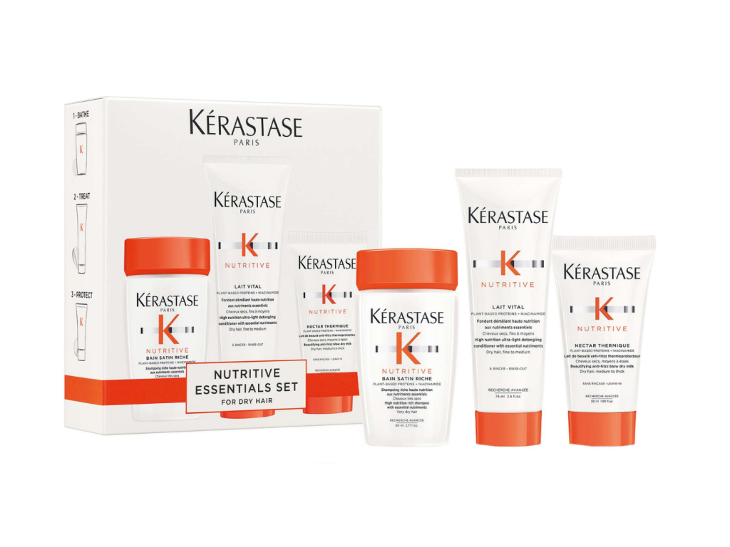 KERASTASE NUTRITIVE KIT MINI SHAMPOO 80ML + CONDICIONADOR 75ML + LEAVE IN 50ML KERASTASE NUTRITIVE KIT MINI SHAMPOO 80ML + CONDICIONADOR 75ML + LEAVE IN 50ML