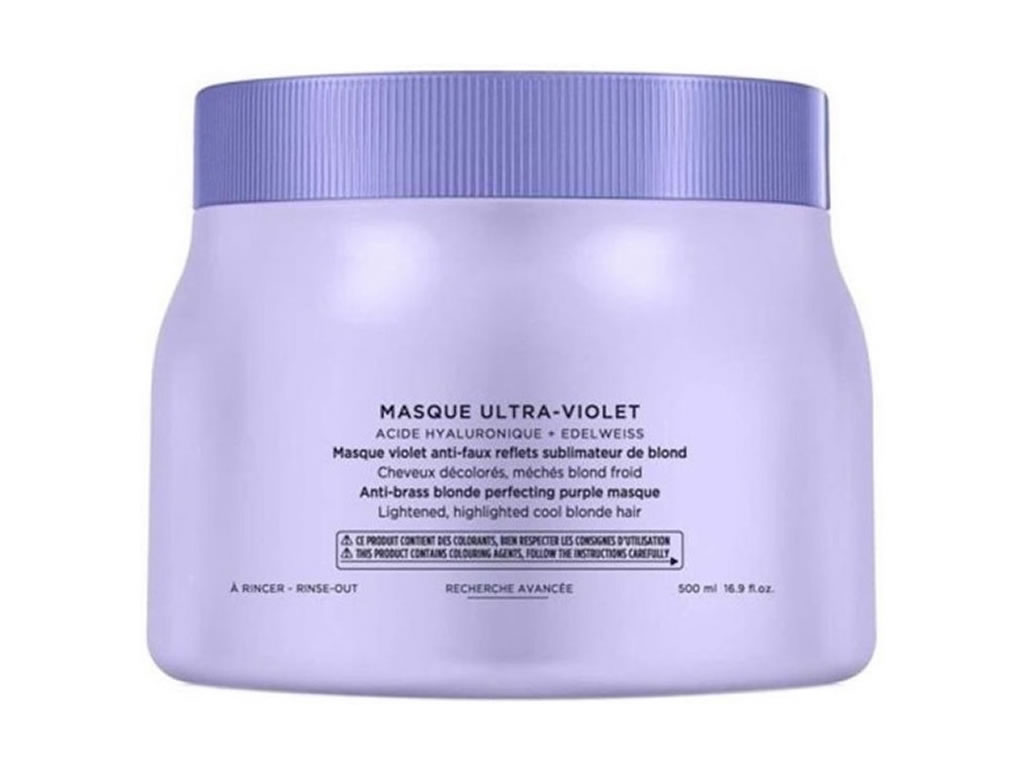 MASCARA DESAMARELADORA KERASTASE BLOND ABSOLU ULTRA VIOLET - 500ML MASCARA DESAMARELADORA KERASTASE BLOND ABSOLU ULTRA VIOLET - 500ML