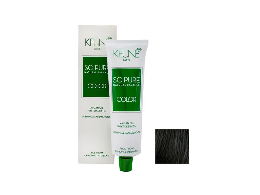TINTA KEUNE SO PURE 1 PRETO - 60ML TINTA KEUNE SO PURE 1 PRETO - 60ML